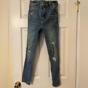 Simone high rise ankle jeans by Abercrombie & Fitch
